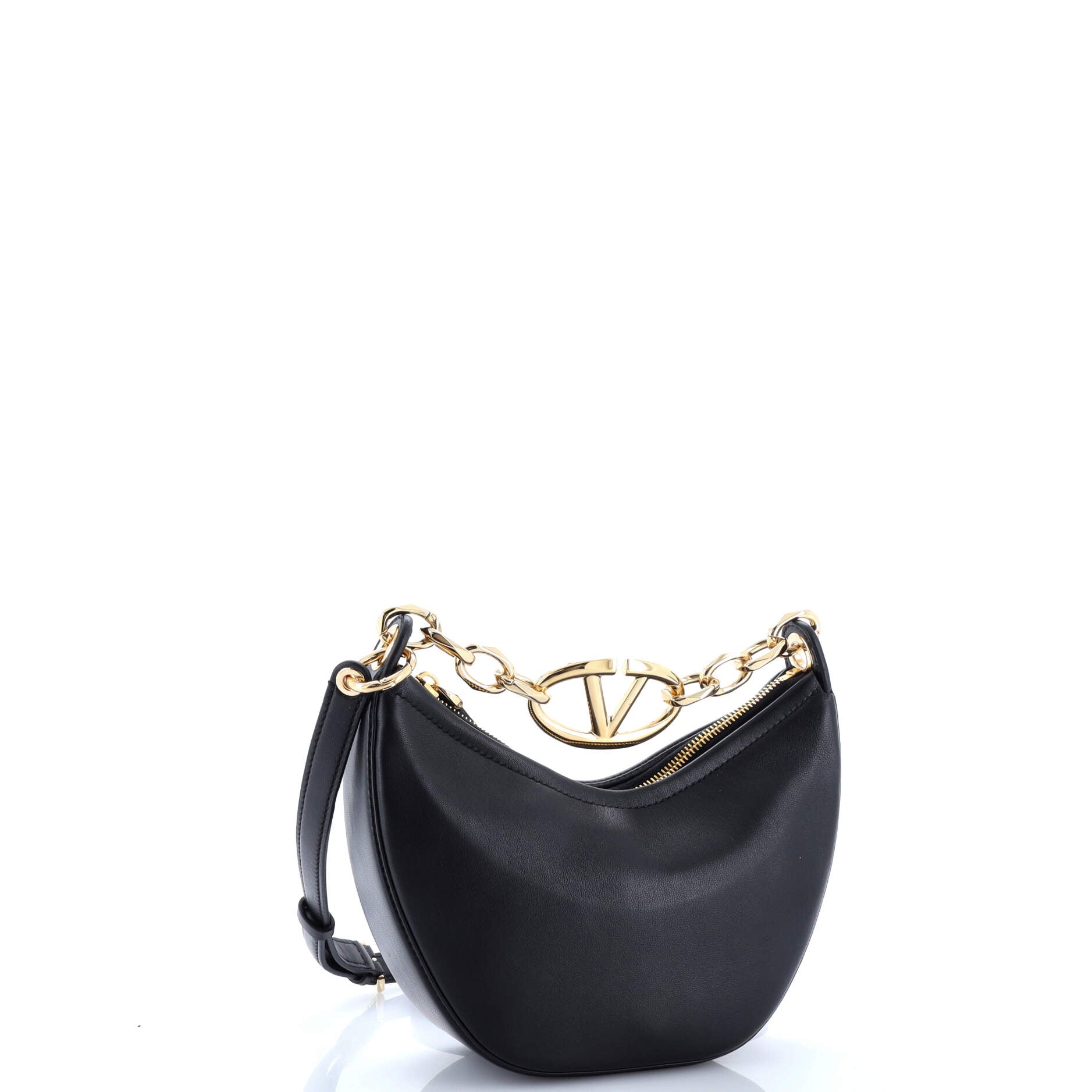 Vlogo Moon Hobo Leather Mini