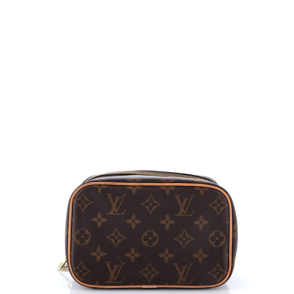 Nice Vanity Case Monogram Canvas Mini