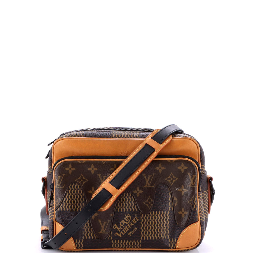 Nigo Nil Messenger Bag Limited Edition Giant Damier and Monogram Canvas PM