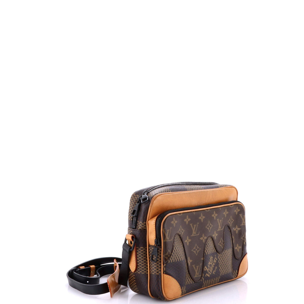 Nigo Nil Messenger Bag Limited Edition Giant Damier and Monogram Canvas PM