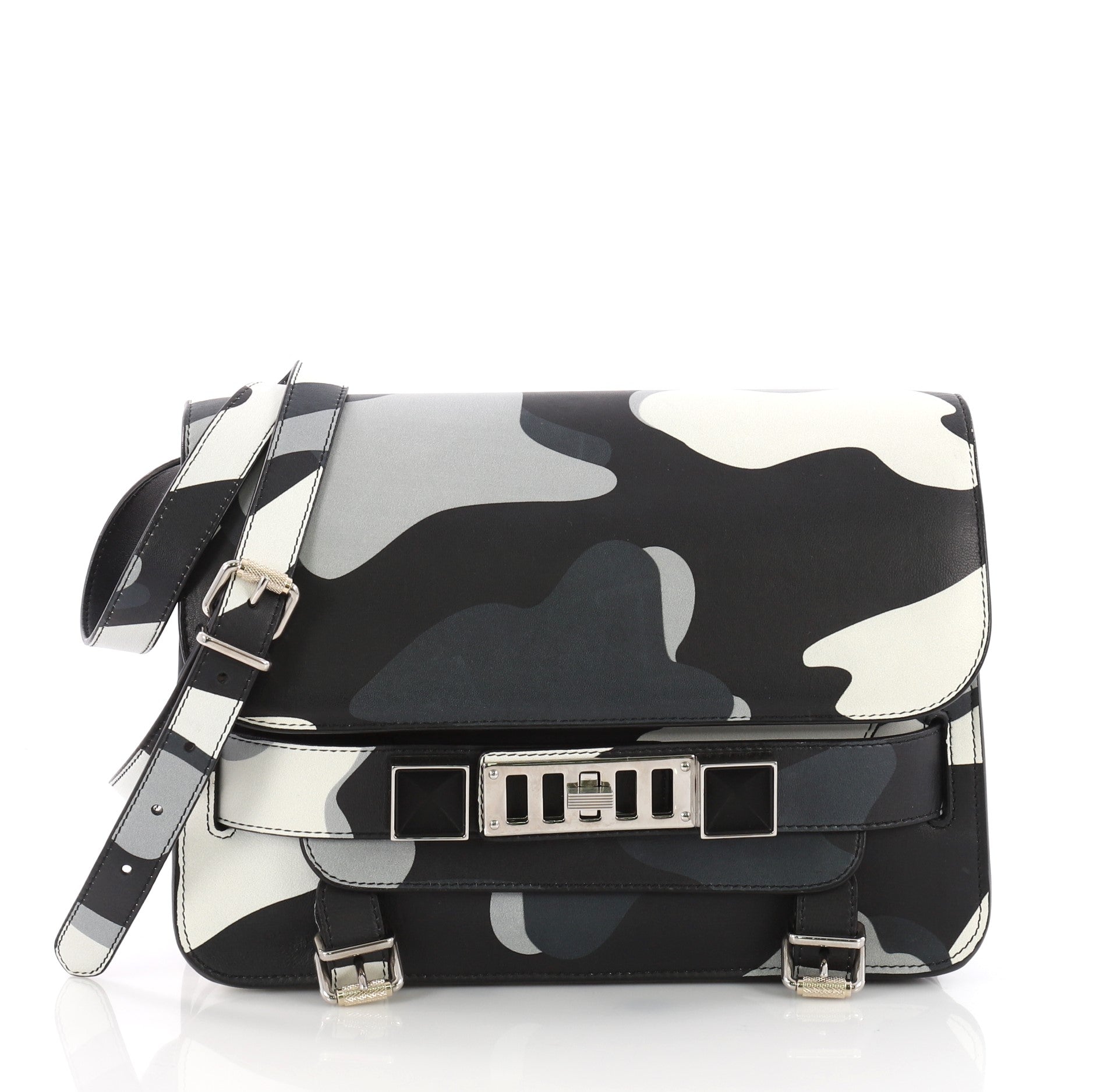PS11 Crossbody Bag Printed Leather Mini
