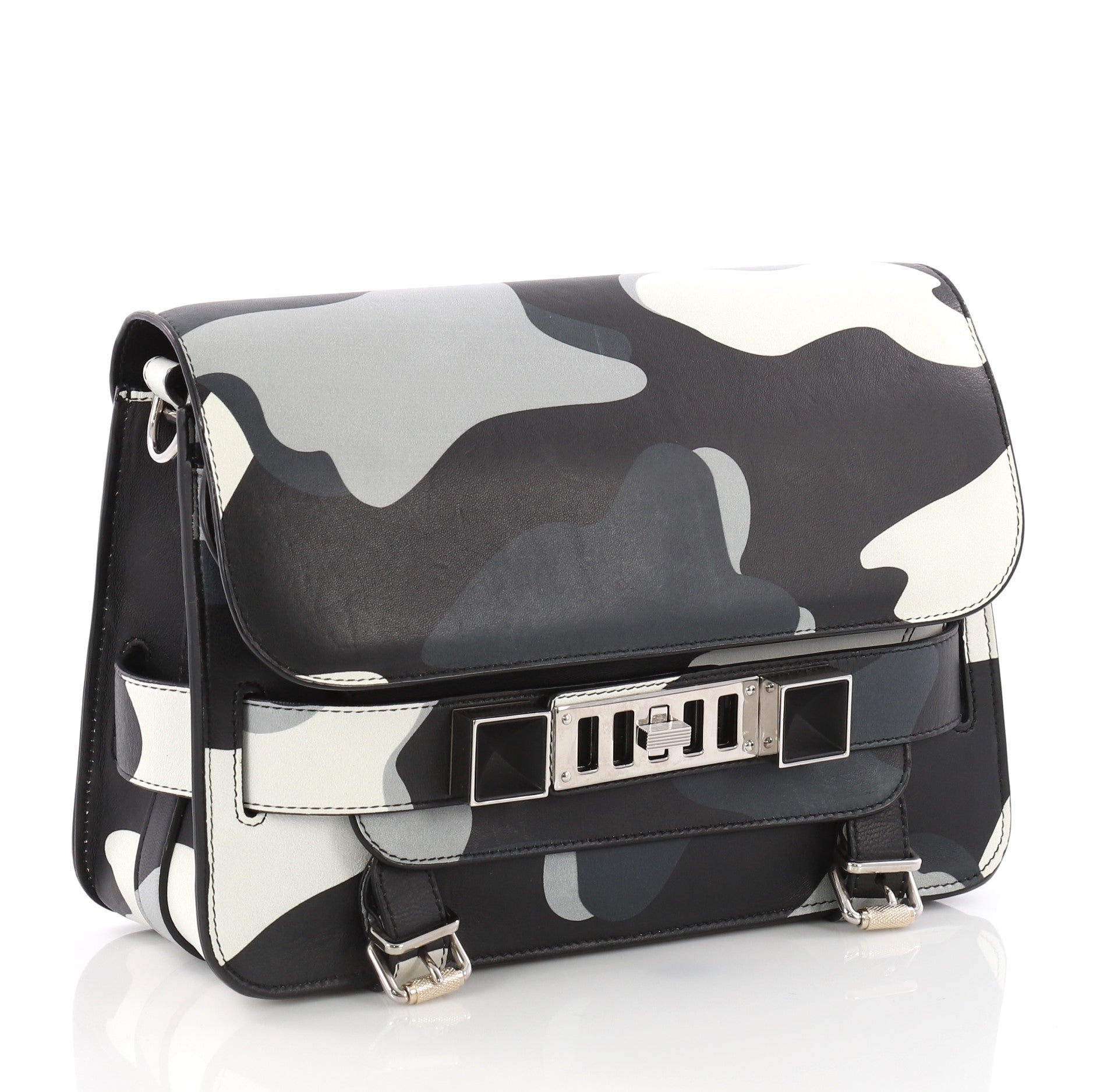 PS11 Crossbody Bag Printed Leather Mini