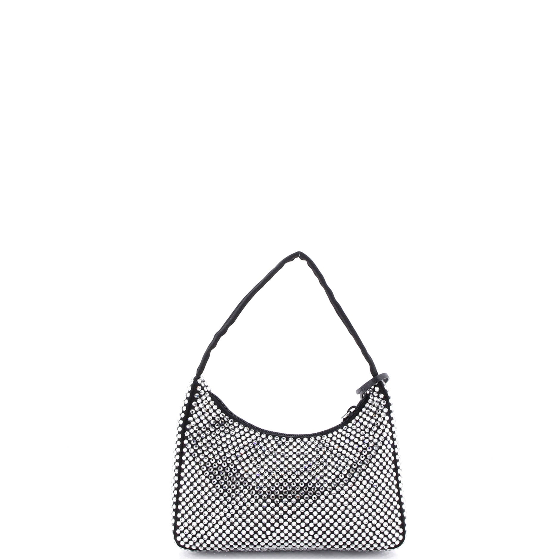 Re-Edition 2000 Hobo Crystal Embellished Satin Mini