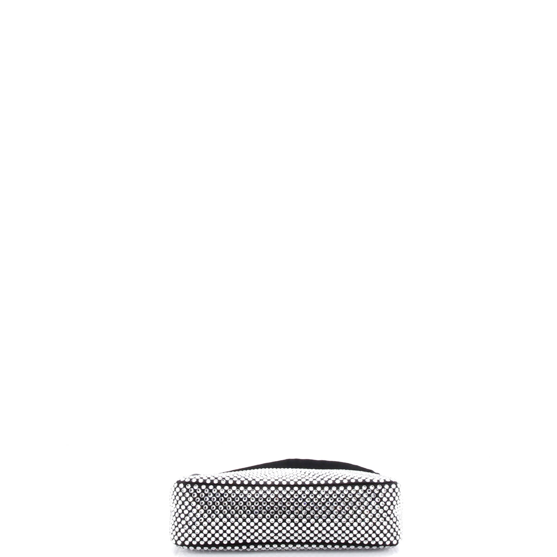 Re-Edition 2000 Hobo Crystal Embellished Satin Mini