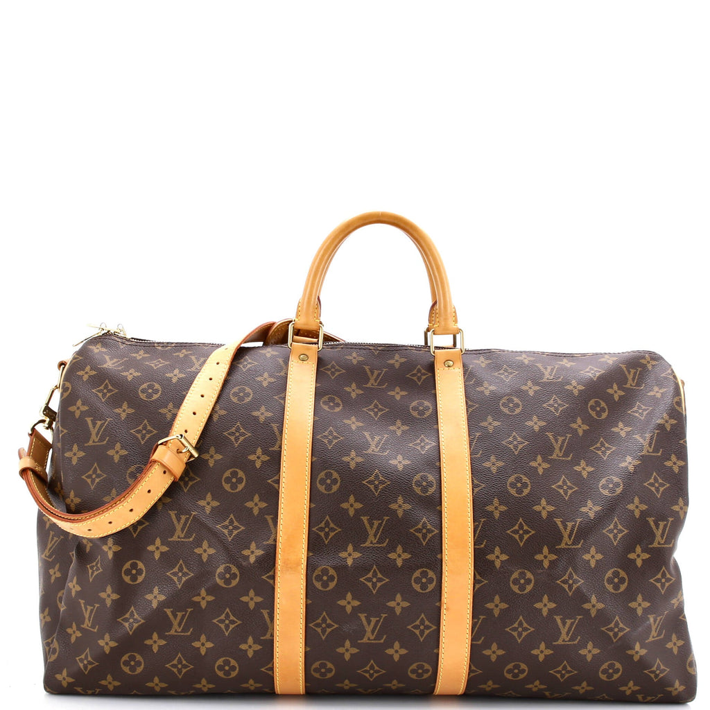 Keepall Bandouliere Bag Monogram Canvas 55