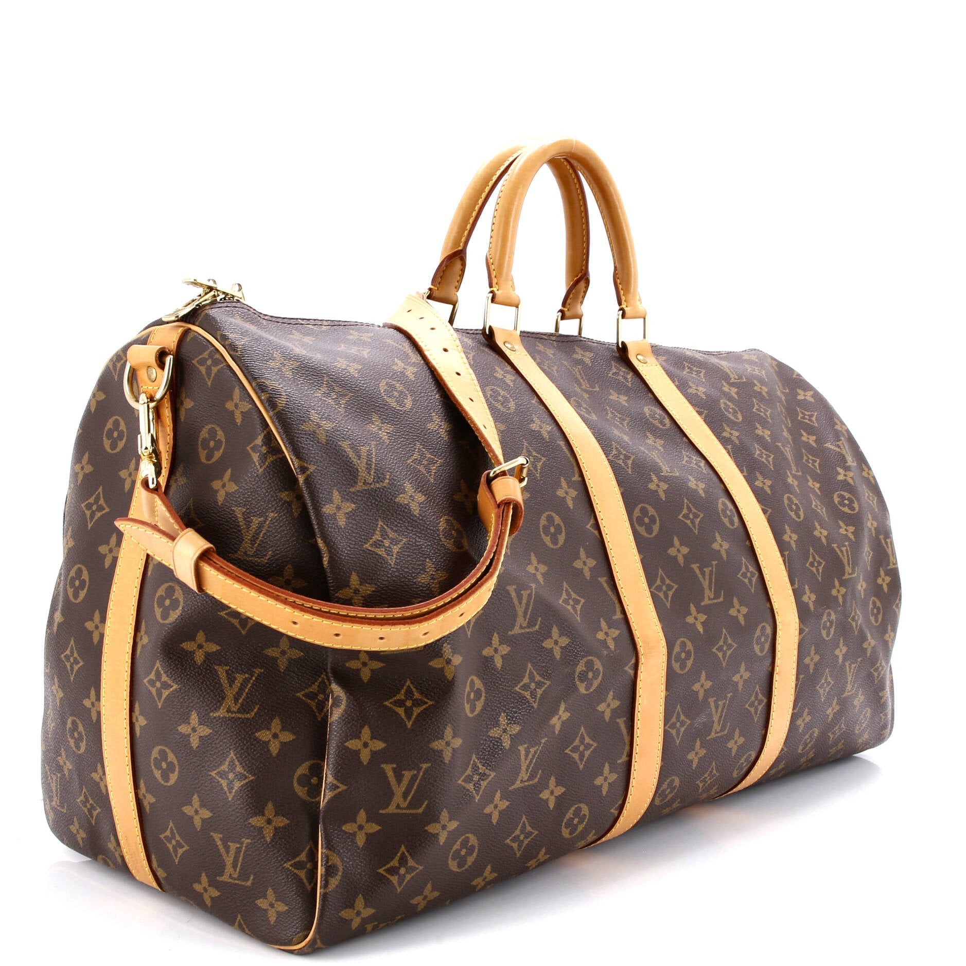 Keepall Bandouliere Bag Monogram Canvas 55