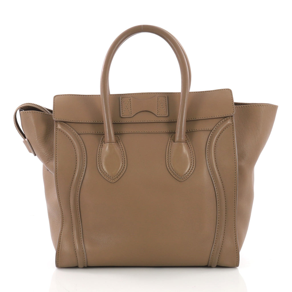 Luggage Handbag Smooth Leather Mini