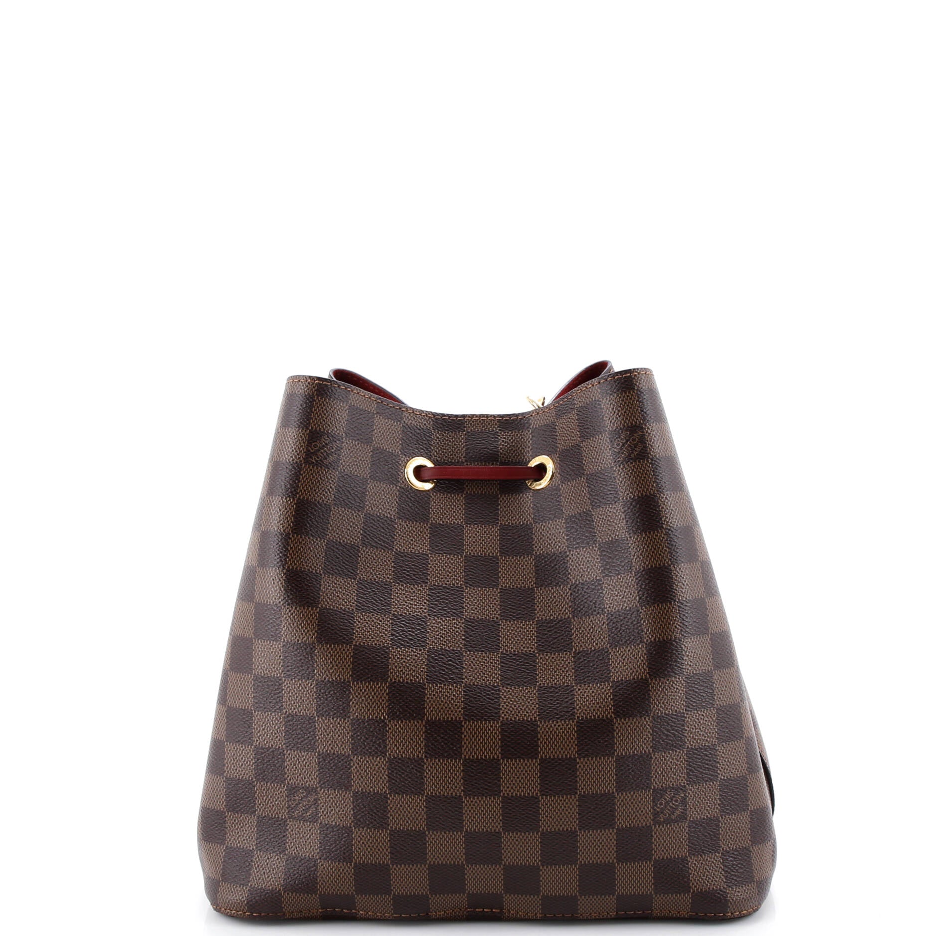 NeoNoe Handbag Damier with Leather MM