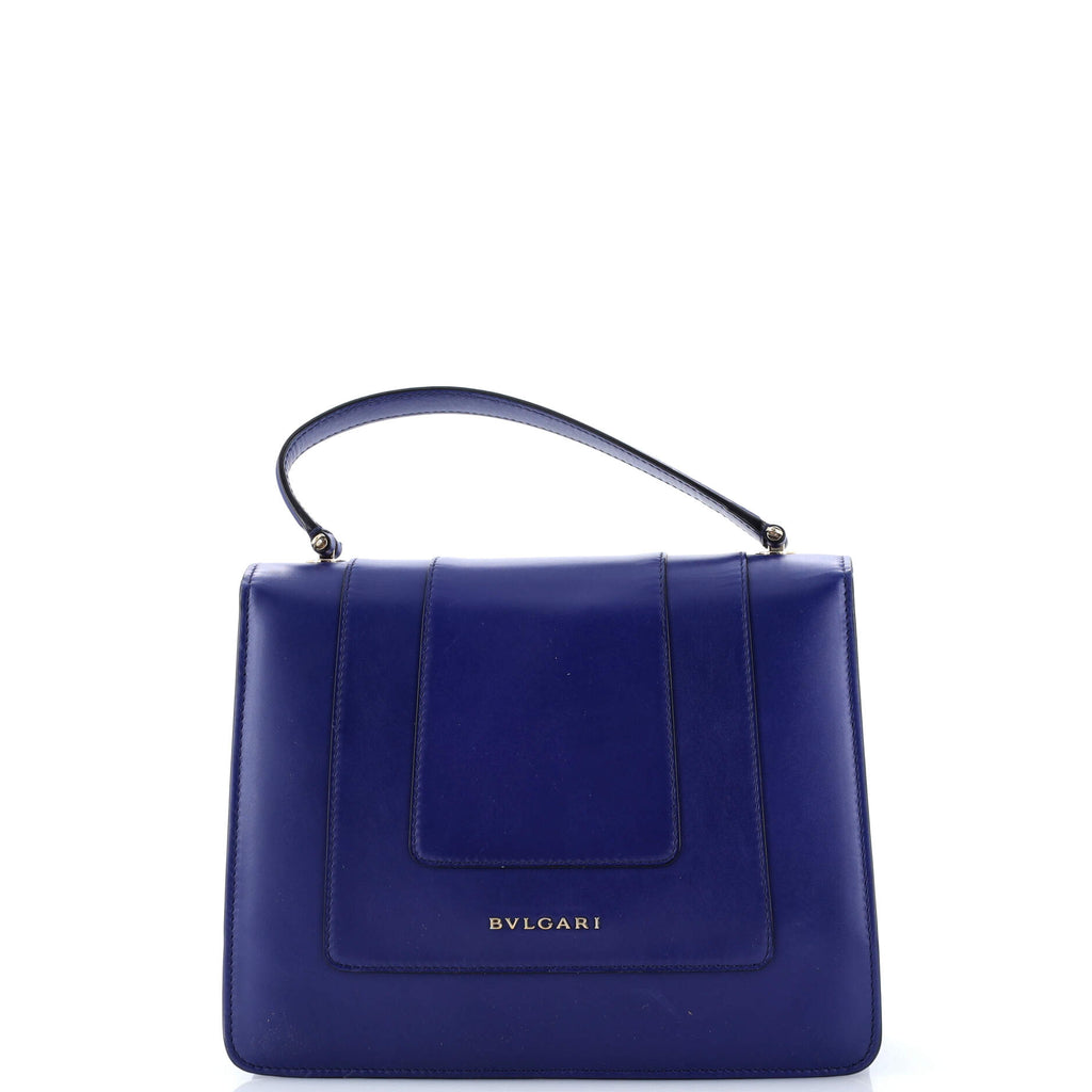 Serpenti Forever Top Handle Bag Leather Medium
