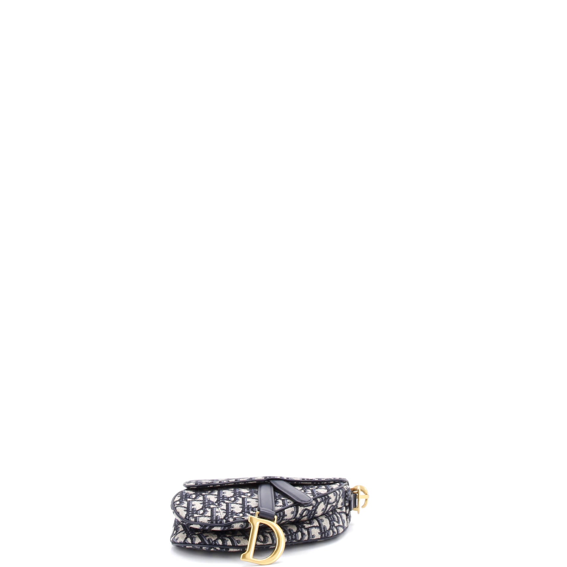 Saddle Handbag Oblique Canvas Mini