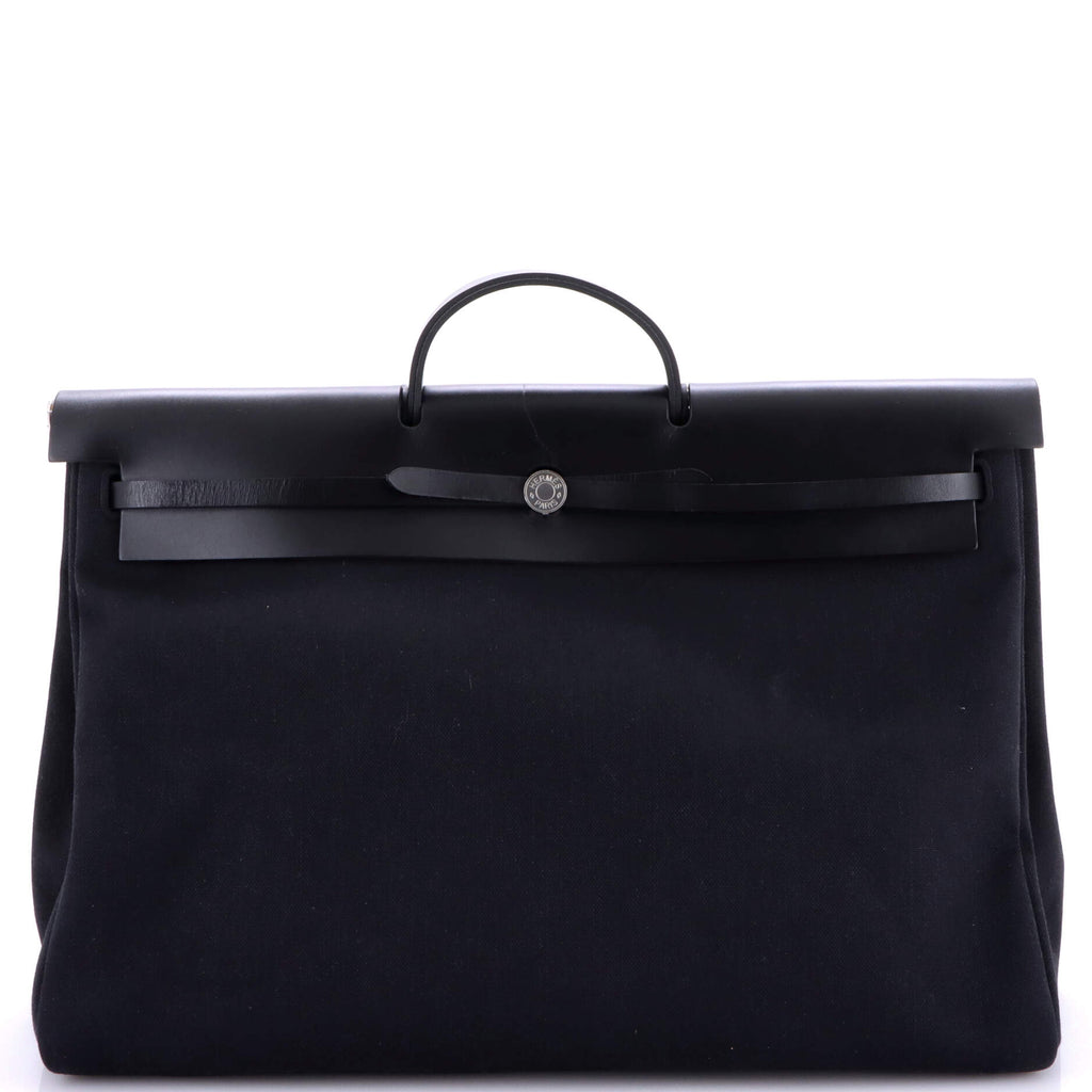 Herbag Zip Leather and Toile 50