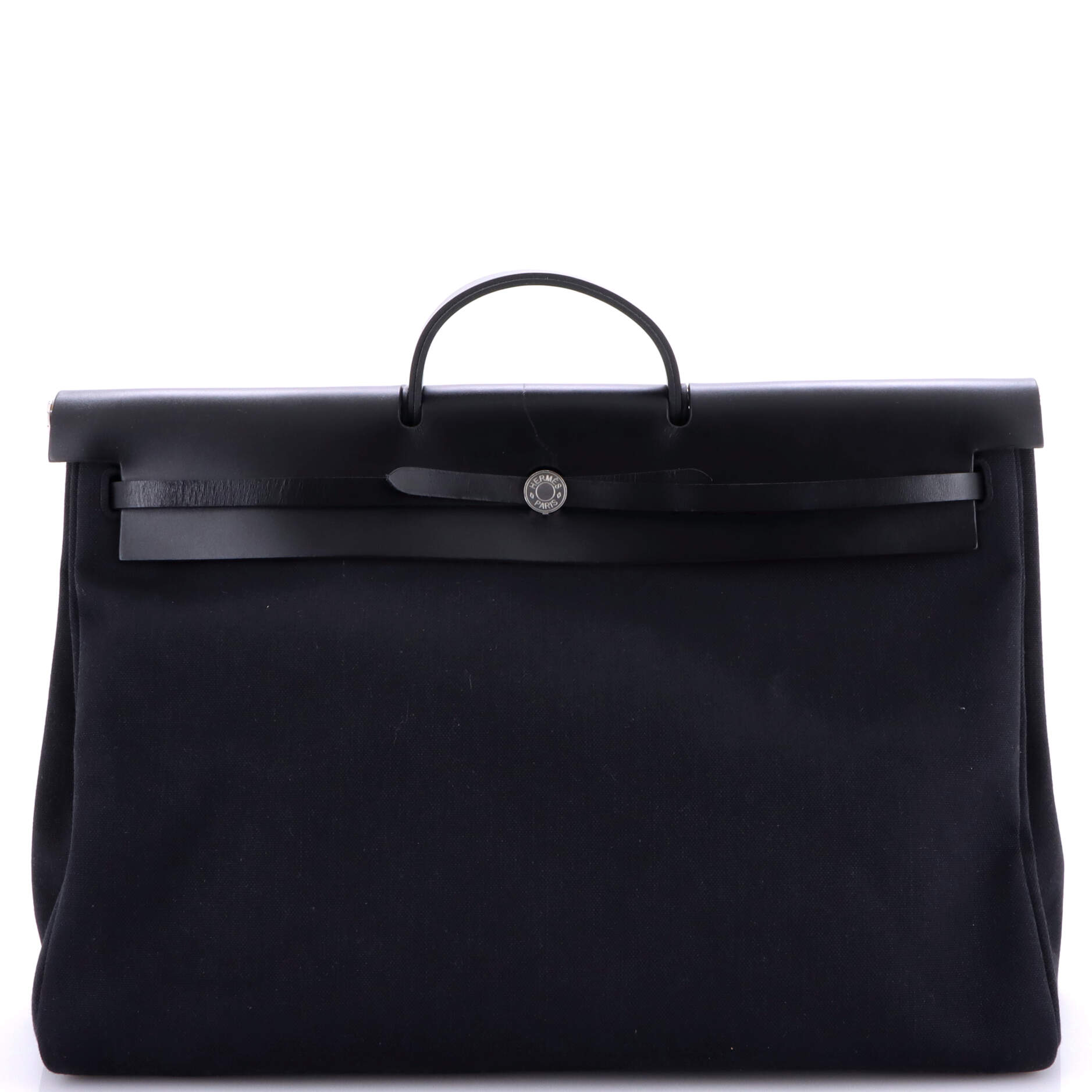 Herbag Zip Leather and Toile 50