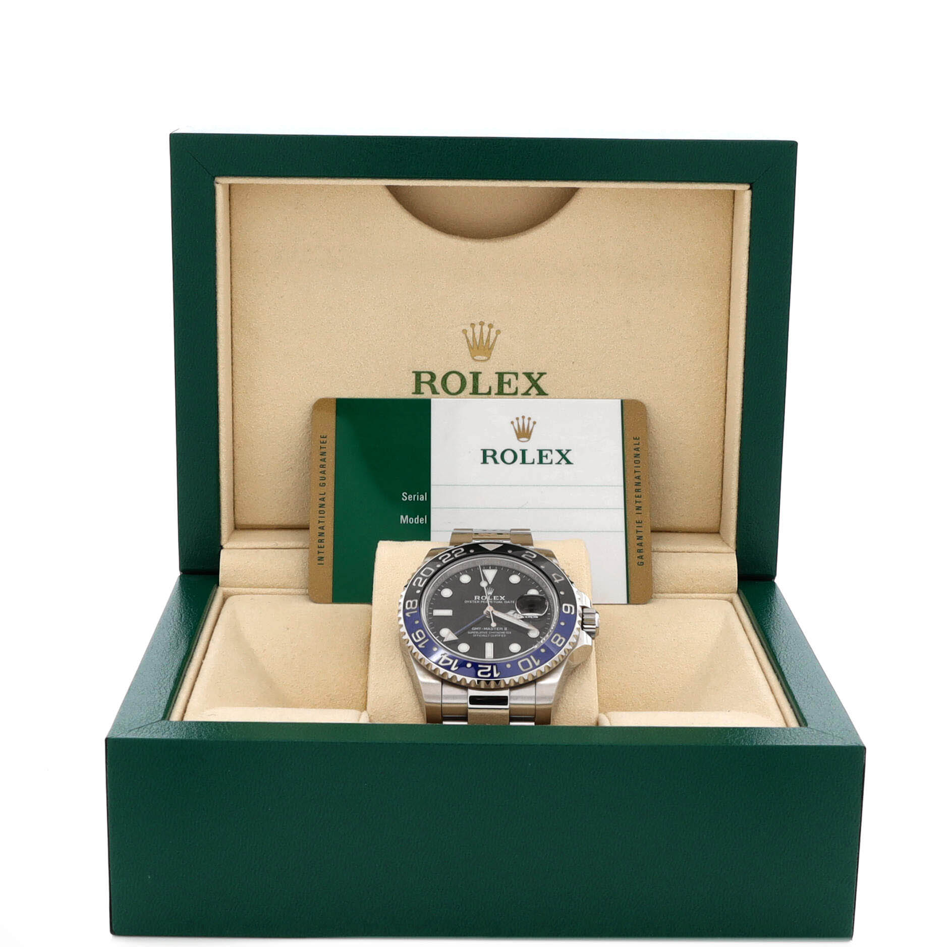 Oyster Perpetual Date GMT-Master II Batman Automatic Watch Stainless Steel and Cerachrom 40