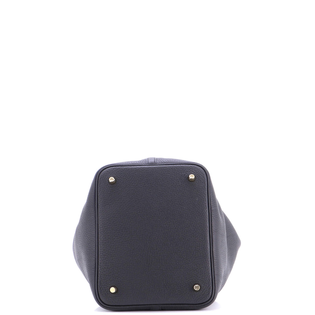 Touch Picotin Lock Bag Clemence with Matte Alligator MM