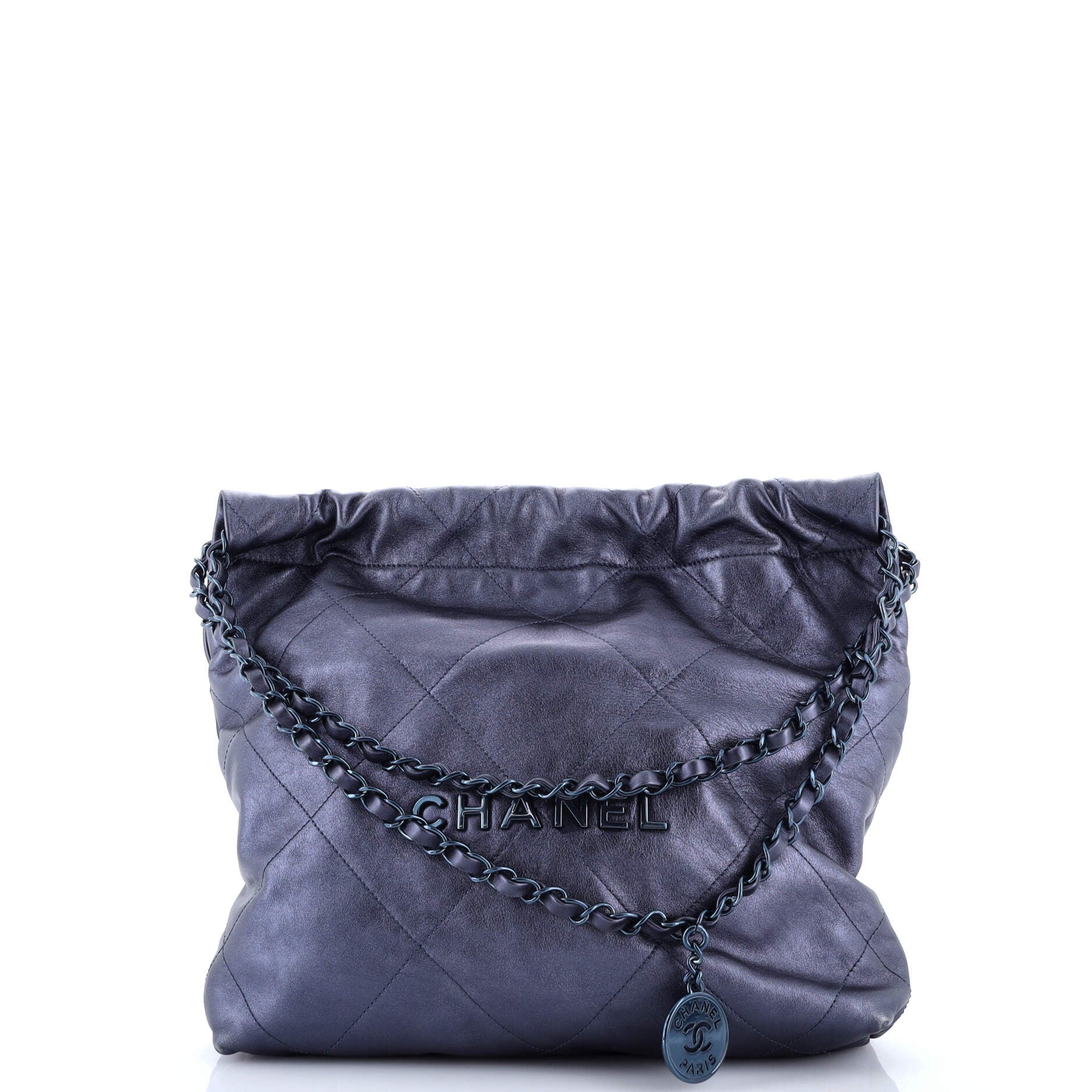 22 Chain Hobo Quilted Calfskin Small