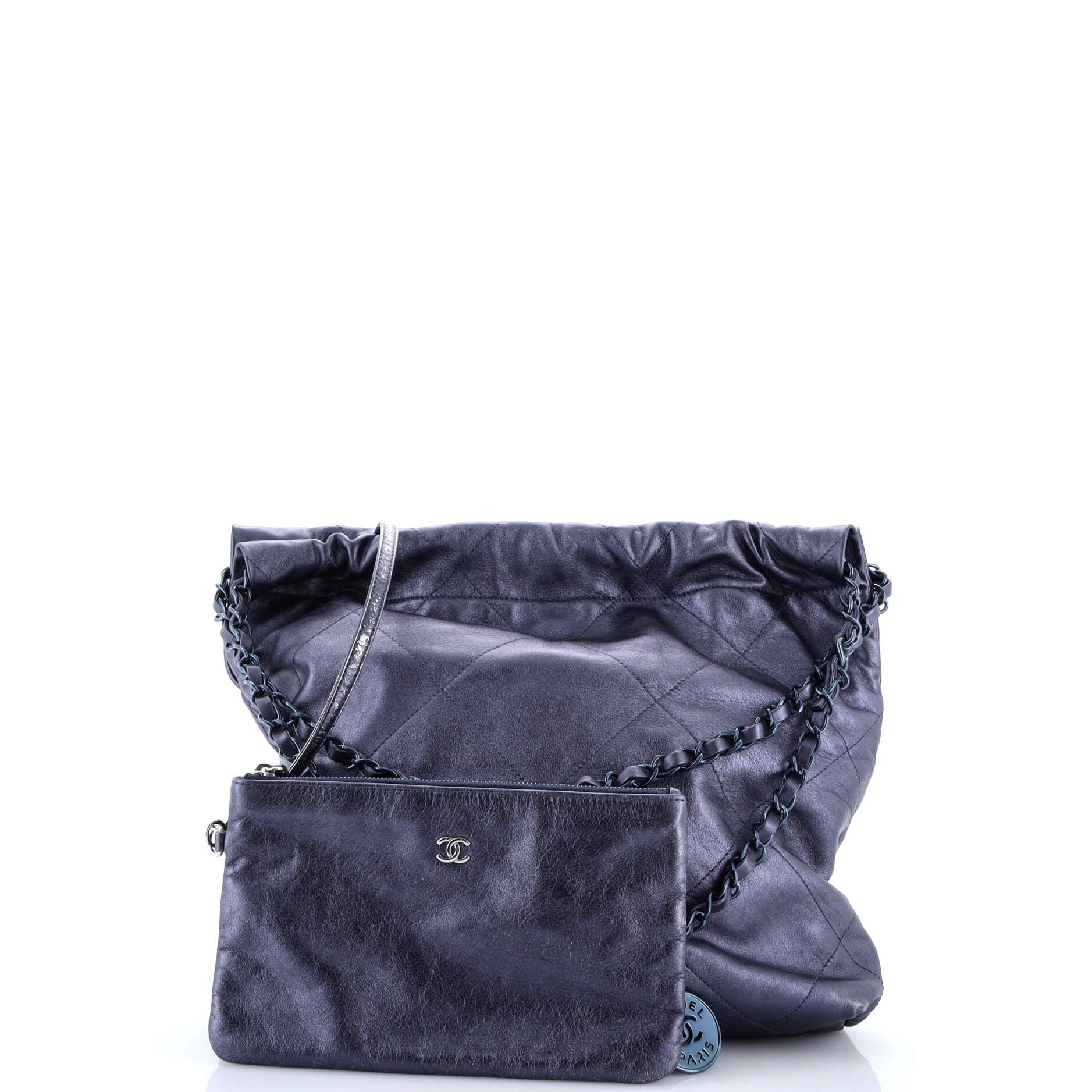 22 Chain Hobo Quilted Calfskin Small