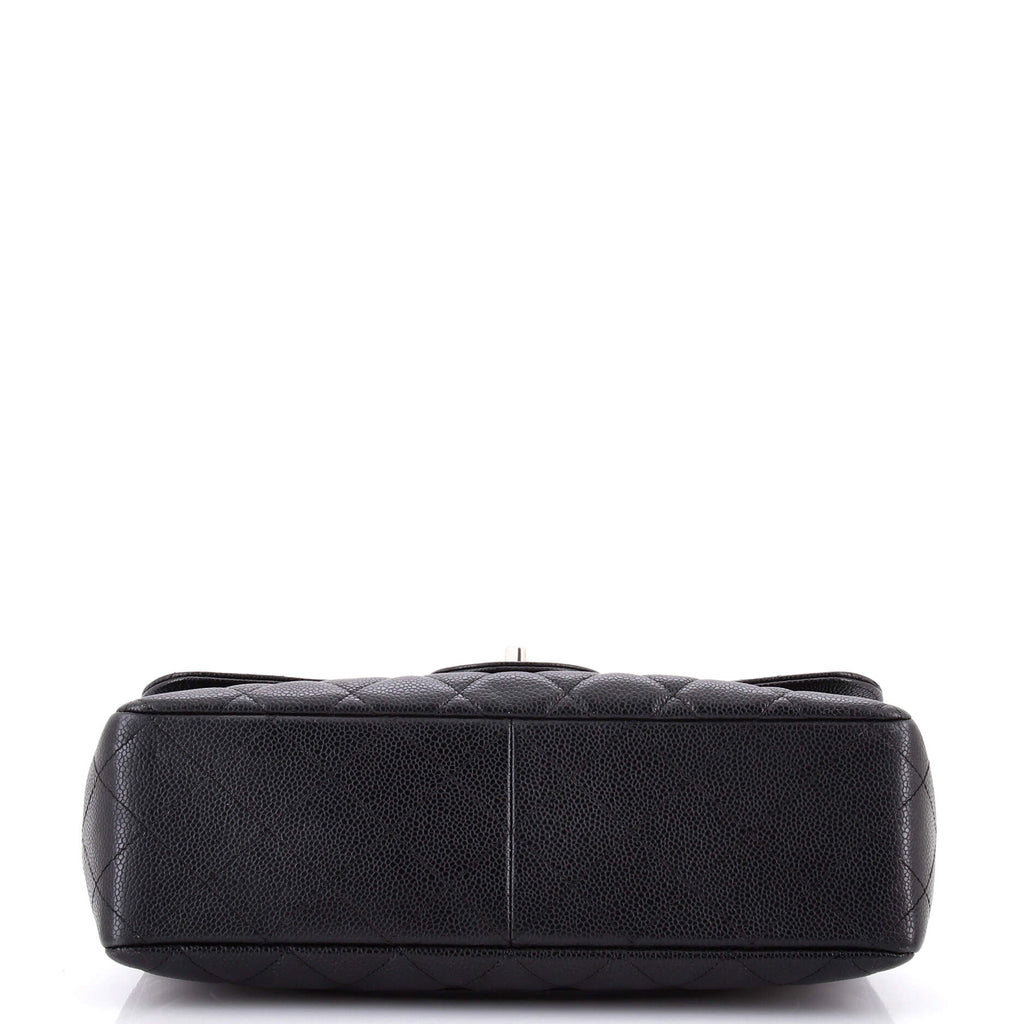 Classic Double Flap Bag Quilted Caviar Jumbo