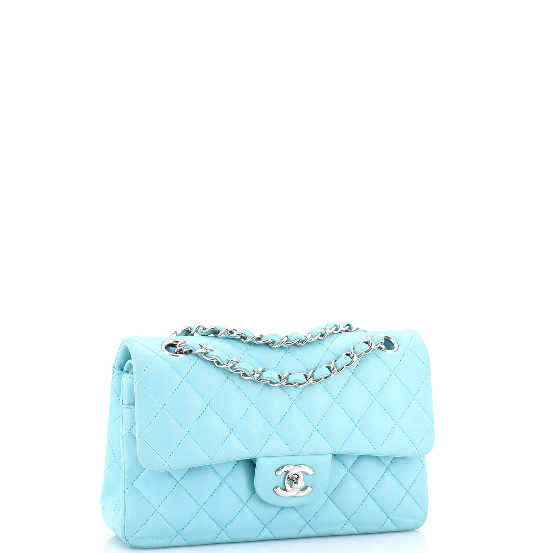 Classic Double Flap Bag Quilted Lambskin Small
