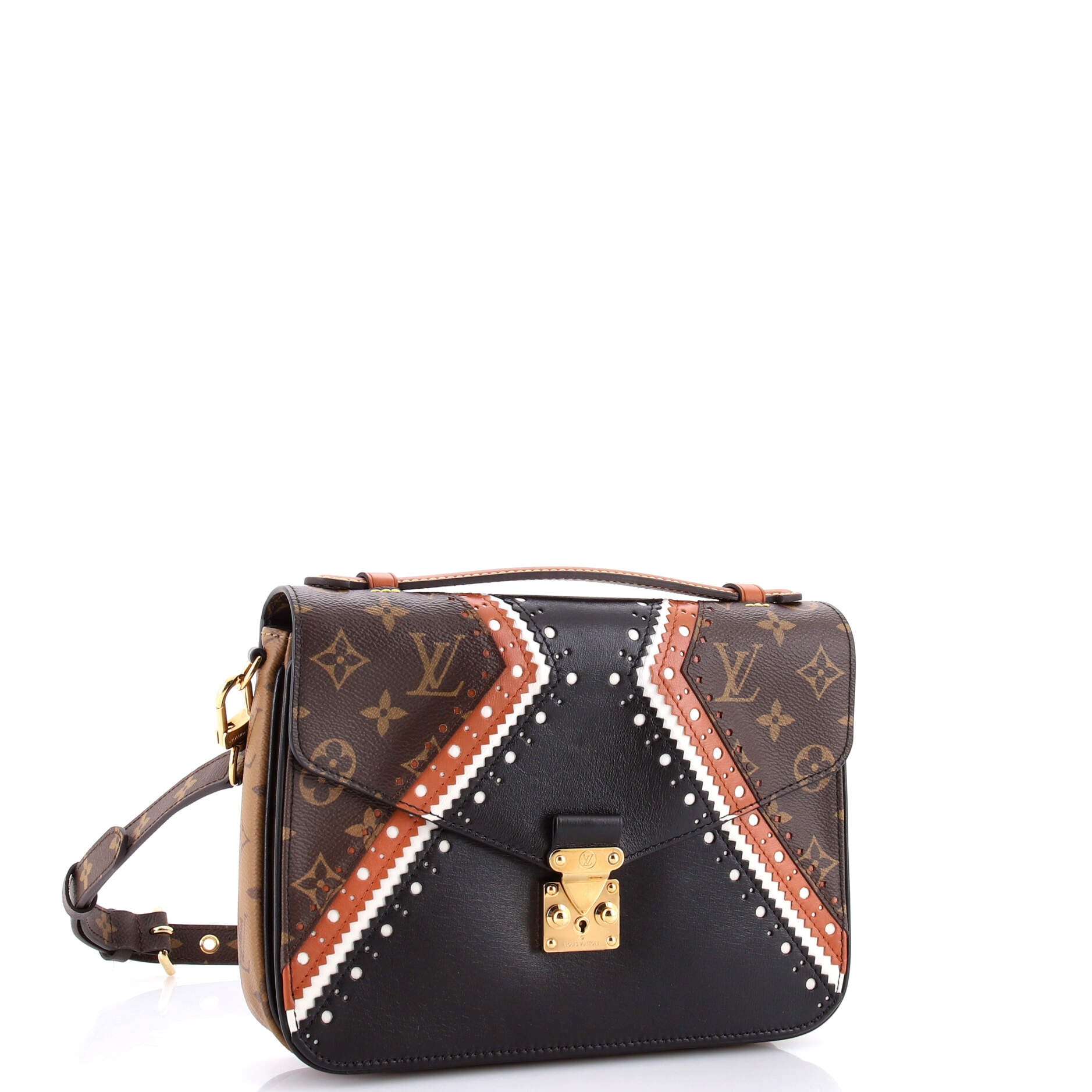Pochette Metis Limited Edition Brogue Reverse Monogram Canvas and Leather