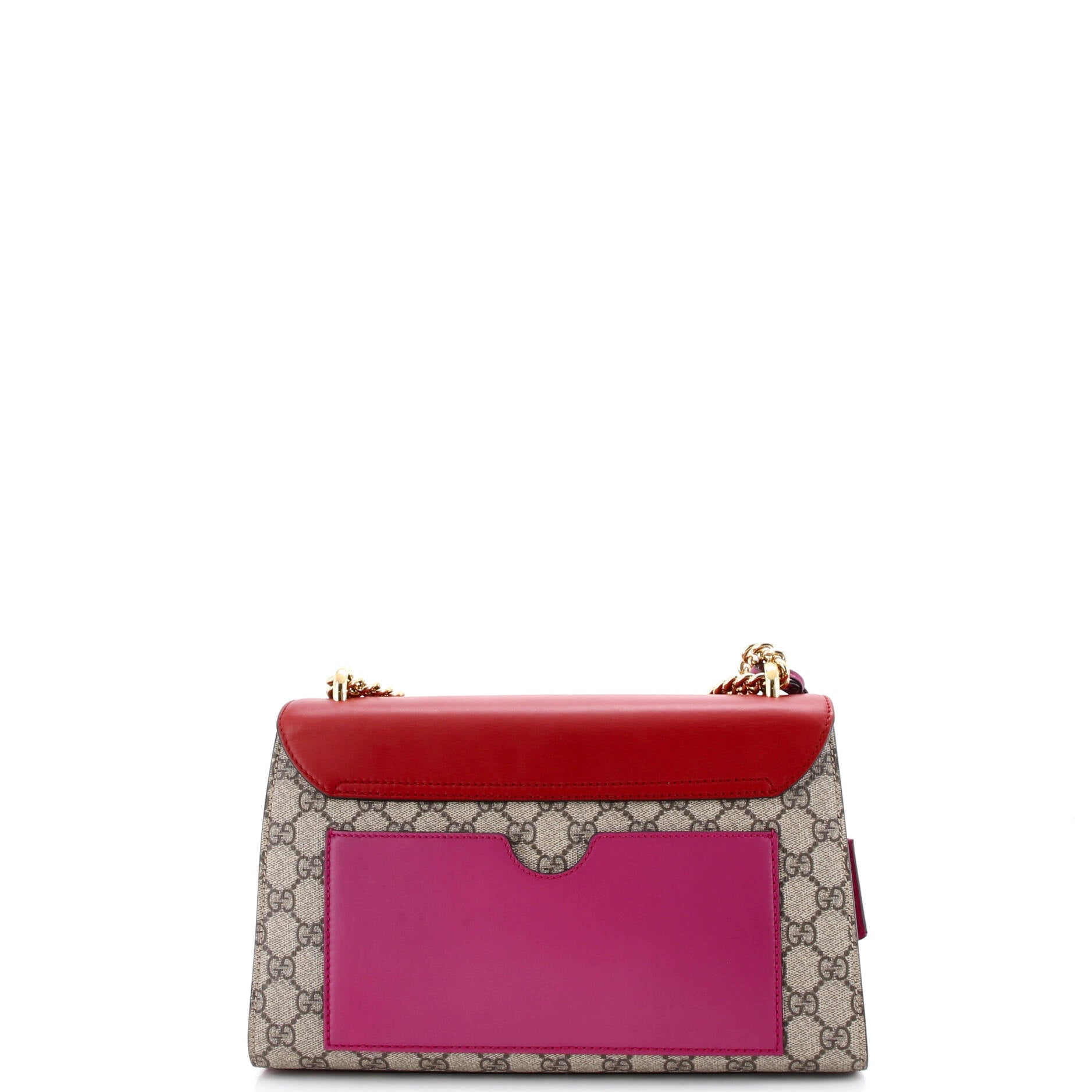 Padlock Shoulder Bag GG Coated Canvas and Leather Medium