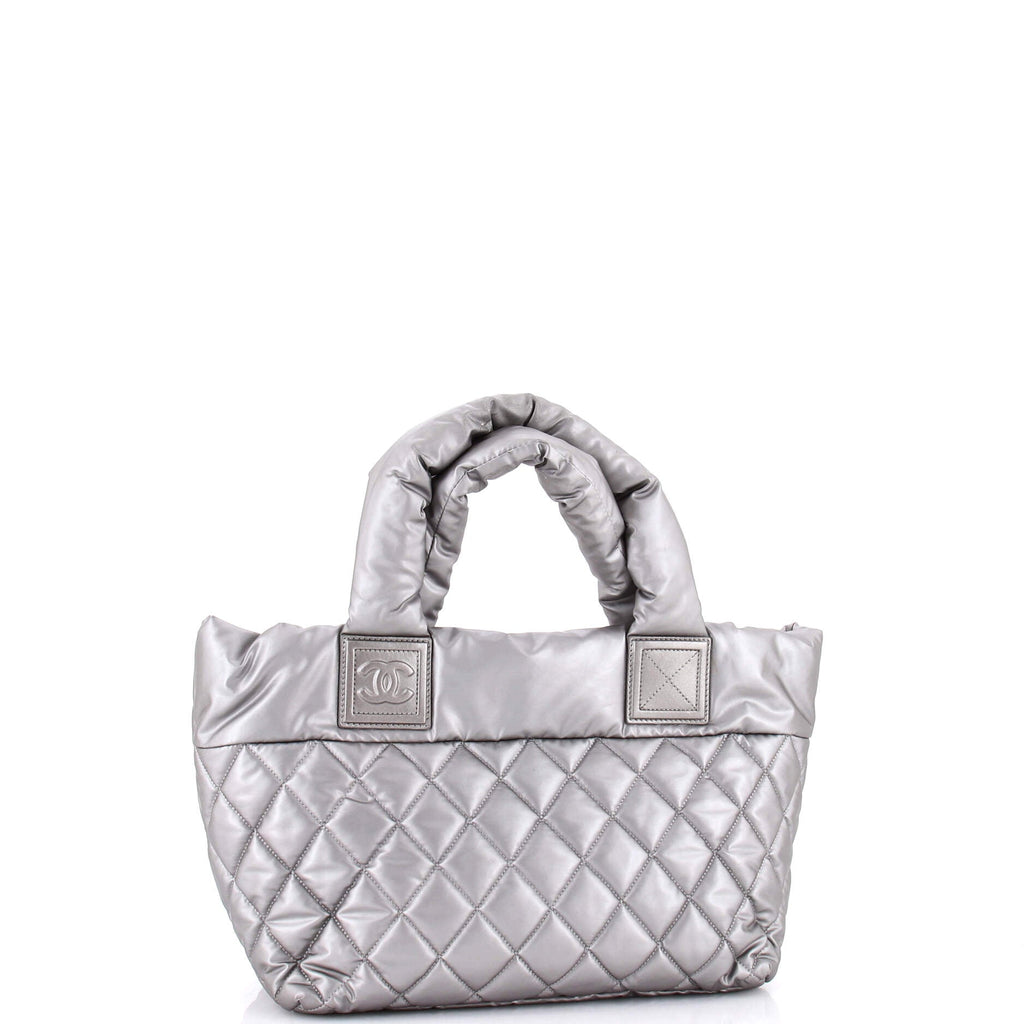 Coco Cocoon Reversible Tote Quilted Nylon Small