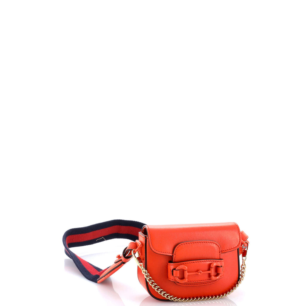 Horsebit 1955 Flap Wallet with Strap Leather