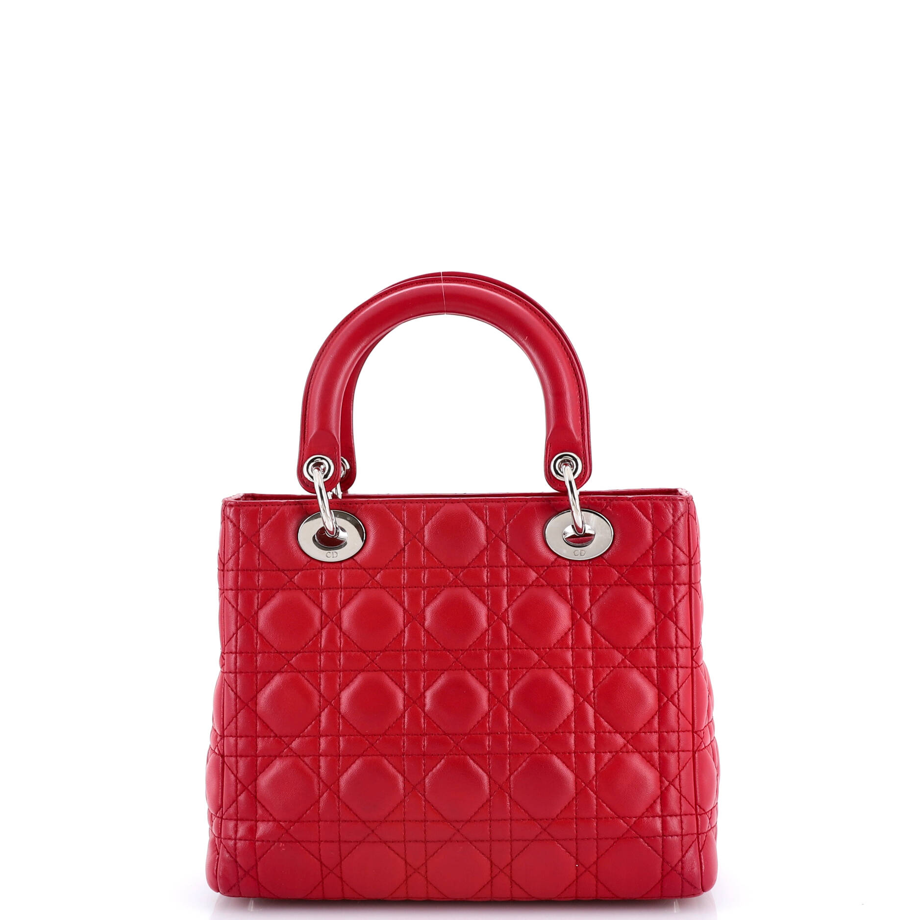 Lady Dior Bag Cannage Quilt Lambskin Medium