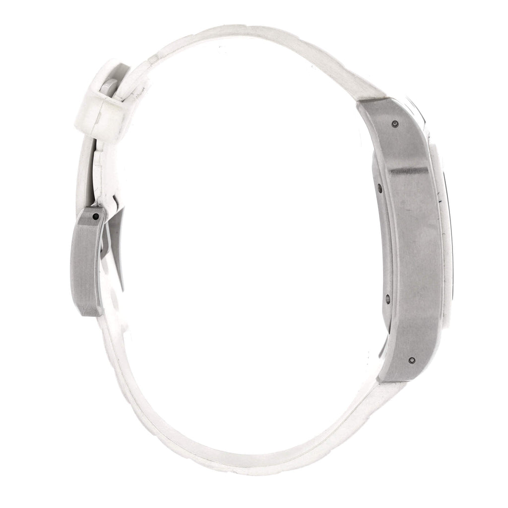 Santos 100 Automatic Watch Stainless Steel and Rubber 33