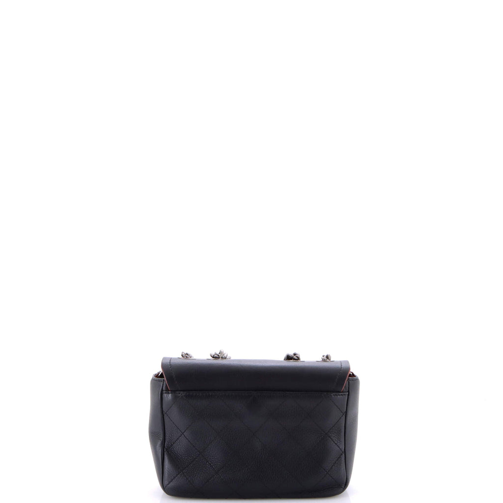 Archi Chic Flap Bag Quilted Grained Calfskin Small