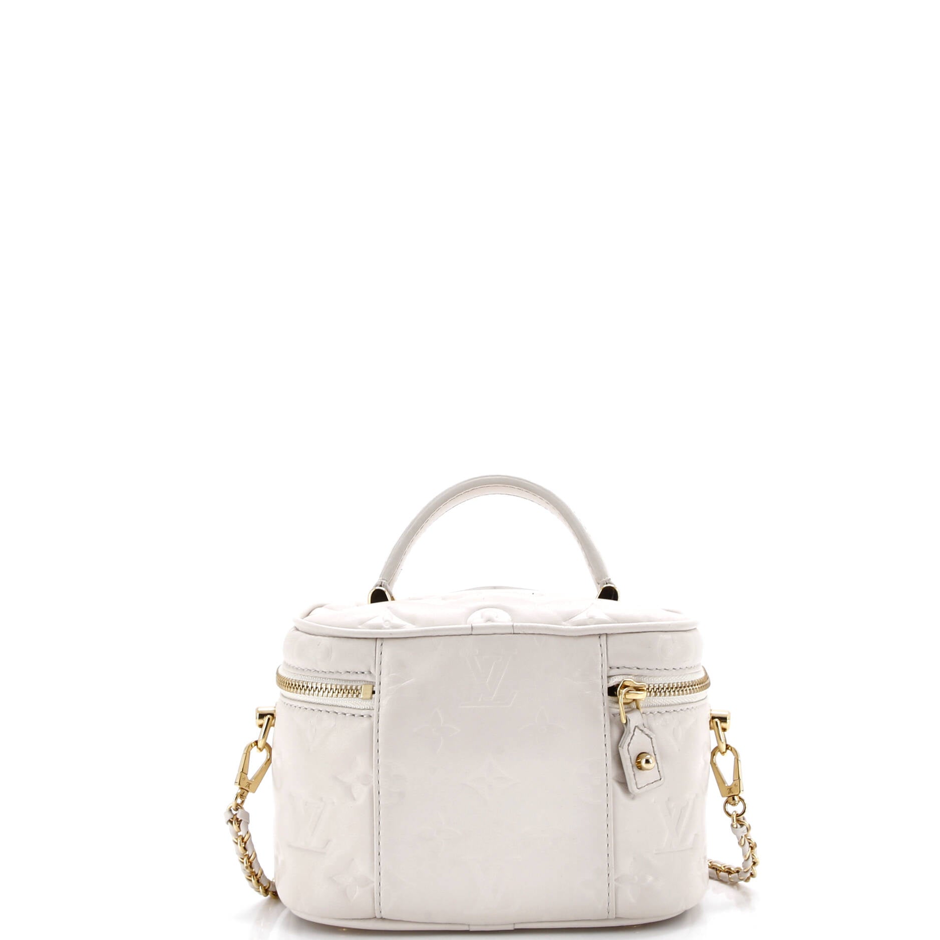 Vanity Handbag Monogram Embossed Lambskin PM