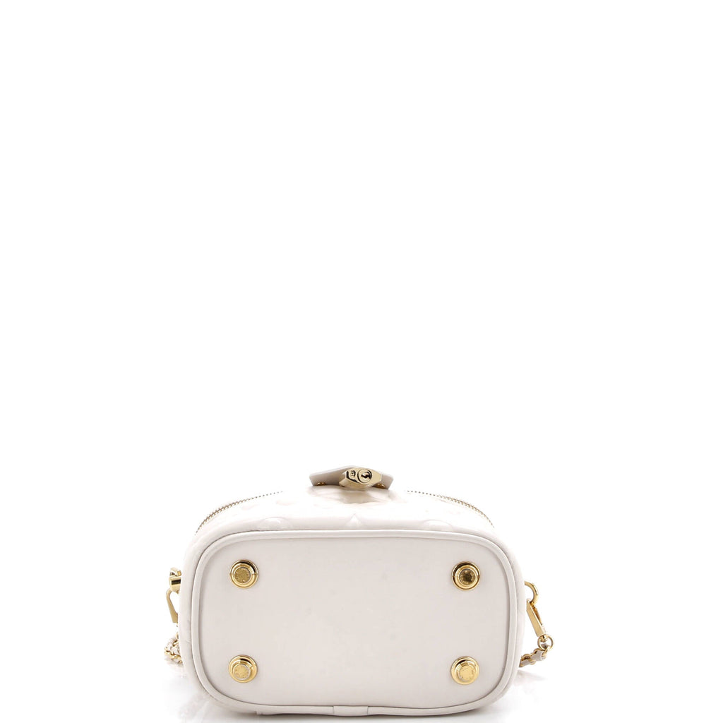Vanity Handbag Monogram Embossed Lambskin PM