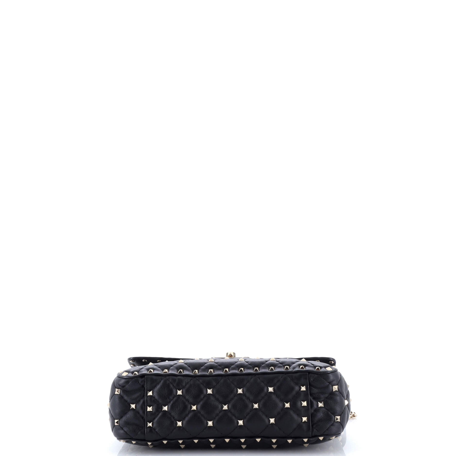 VLTN Rockstud Spike Flap Bag Quilted Leather Medium