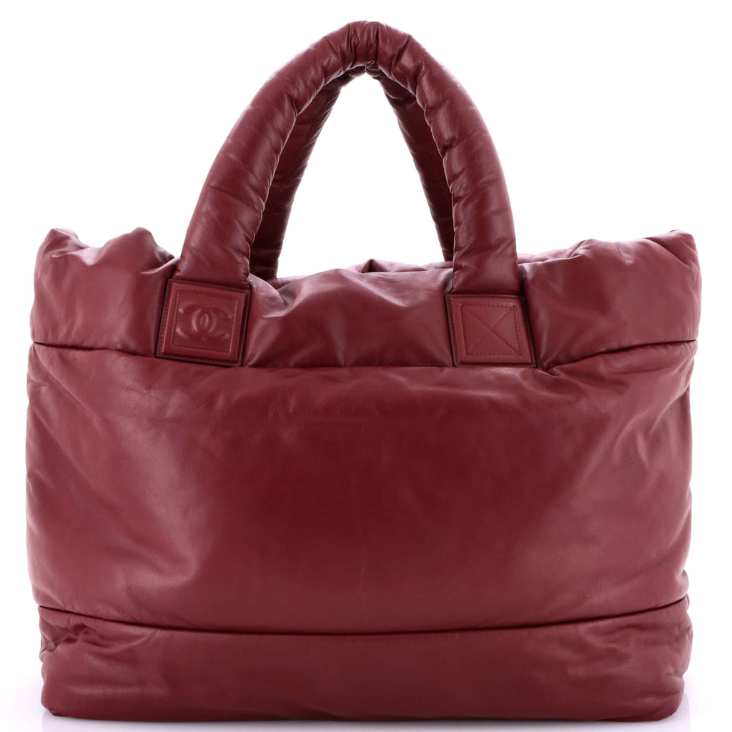 Coco Cocoon Reversible Tote Quilted Lambskin Large