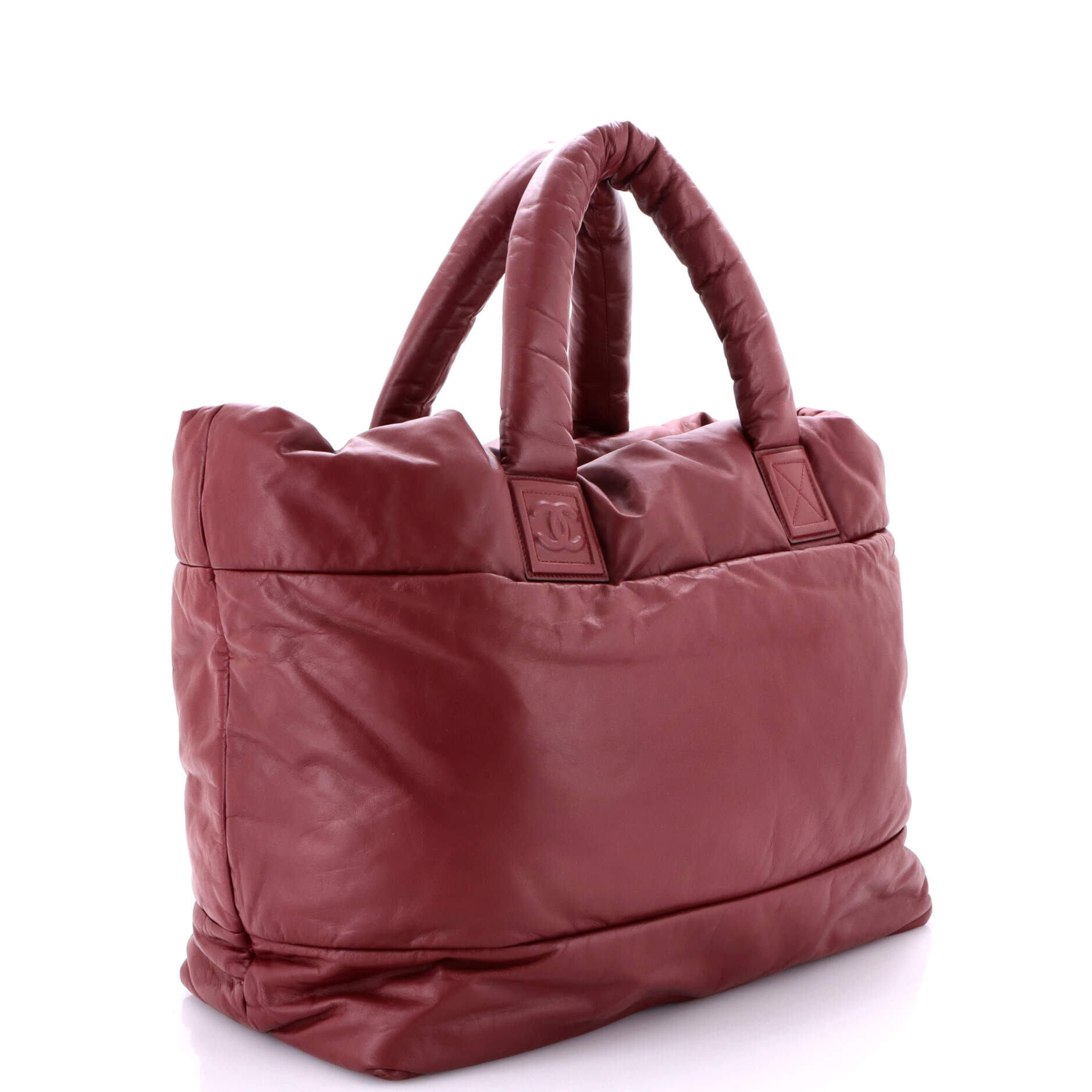 Coco Cocoon Reversible Tote Quilted Lambskin Large