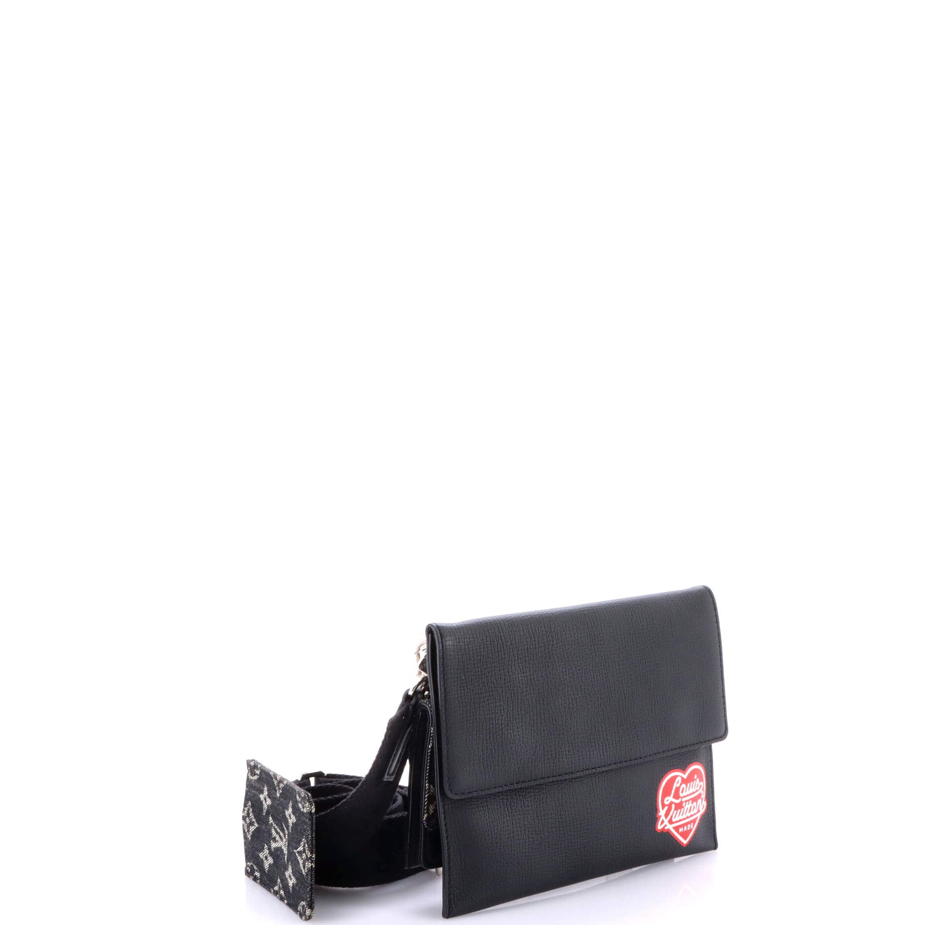 Nigo Trio Messenger Pouch Monogram Denim and Taurillon Leather