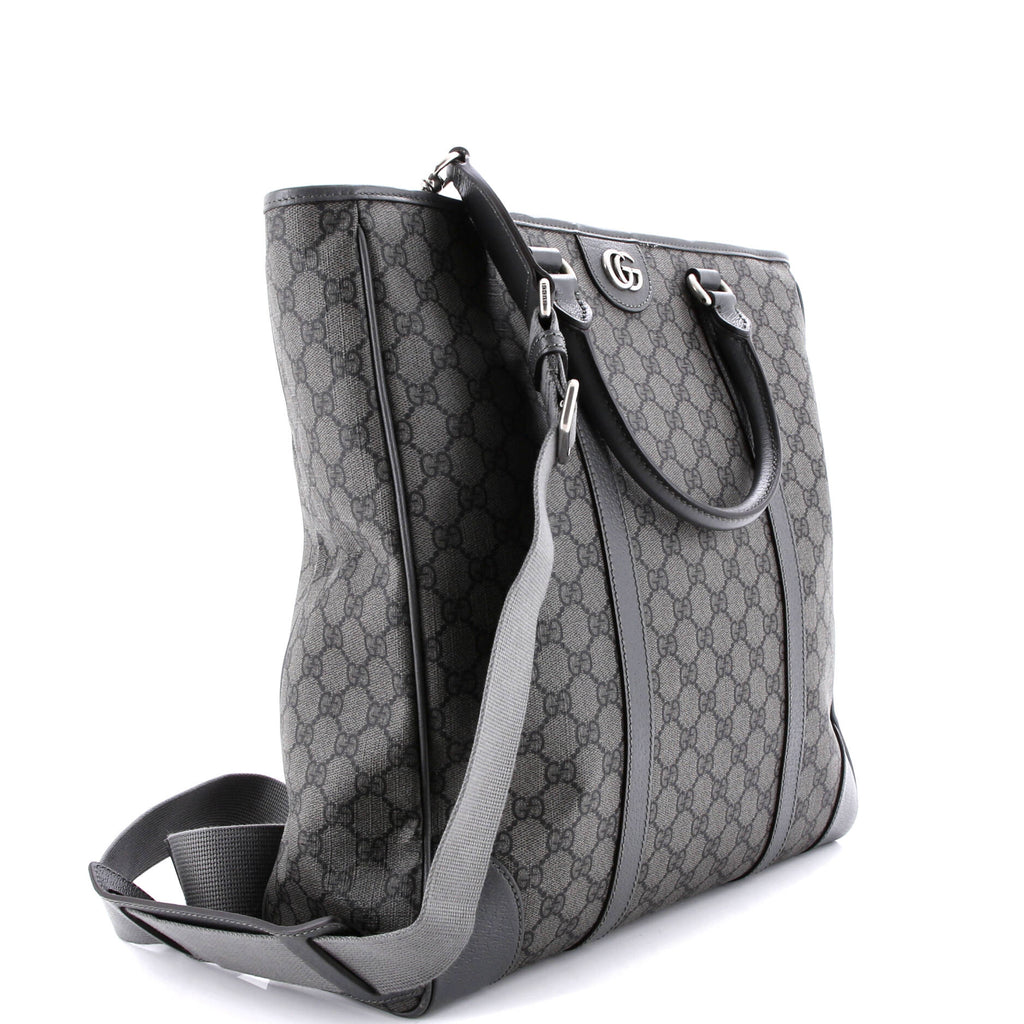 Ophidia Convertible Open Tote GG Coated Canvas Tall