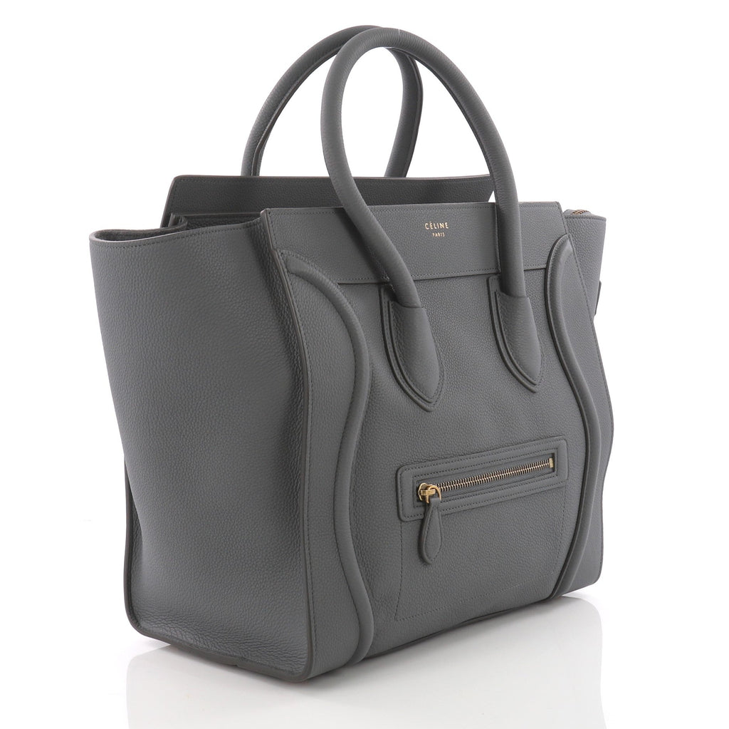 Luggage Handbag Grainy Leather Mini
