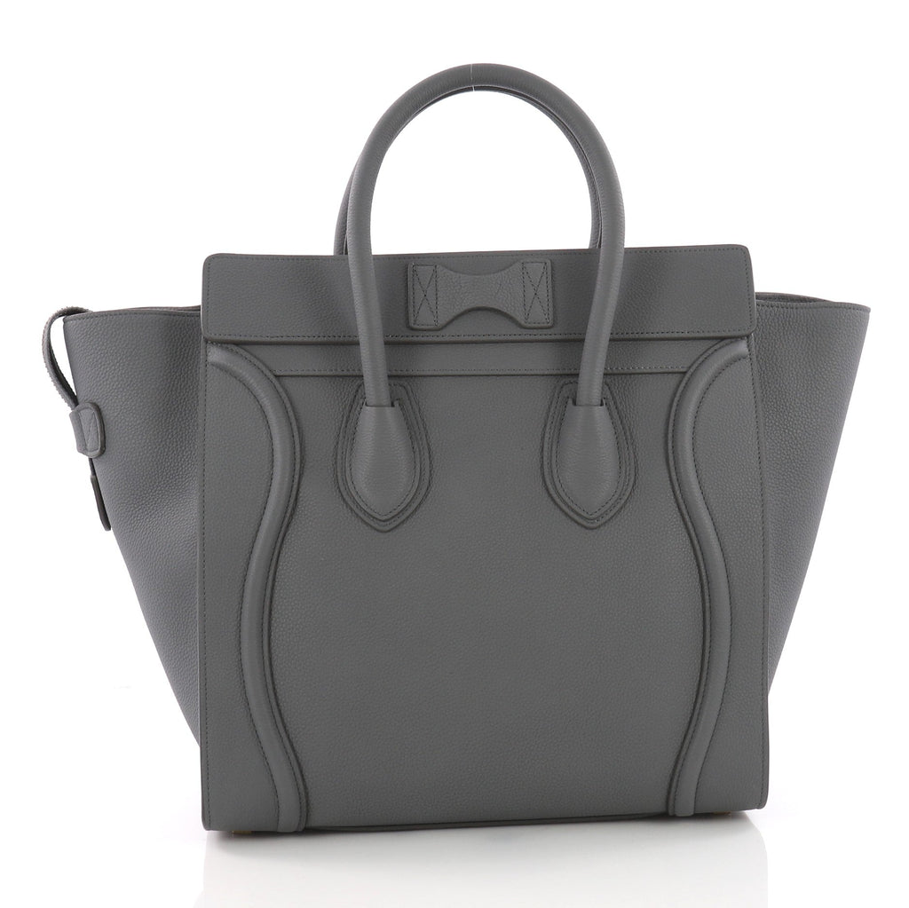 Luggage Handbag Grainy Leather Mini