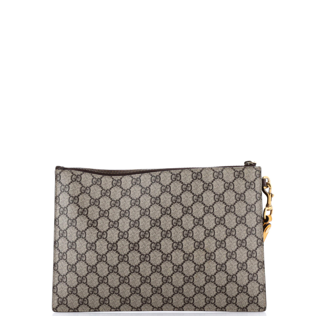 Neo Vintage Wristlet Pouch GG Coated Canvas