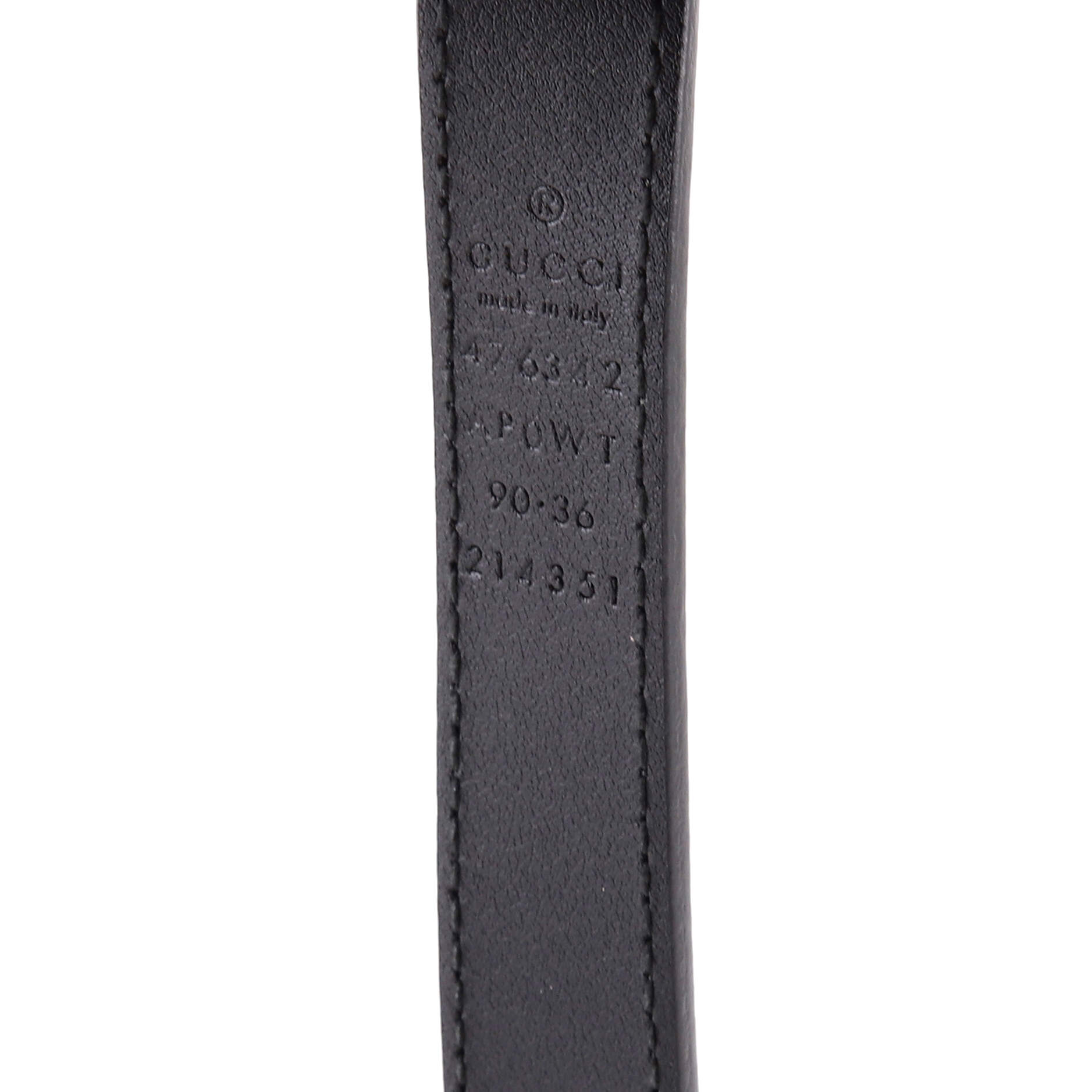 Pearly GG Marmont Belt Leather Thin 105