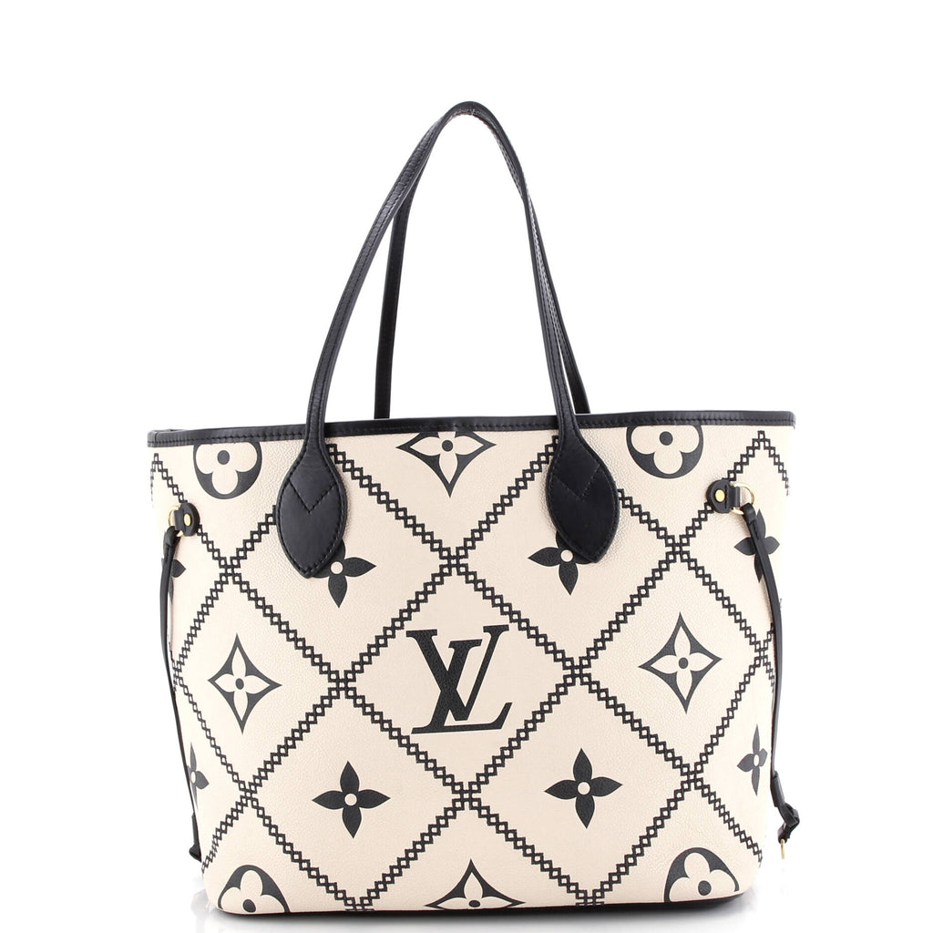 Neverfull NM Tote Monogram Empreinte Giant Broderies MM