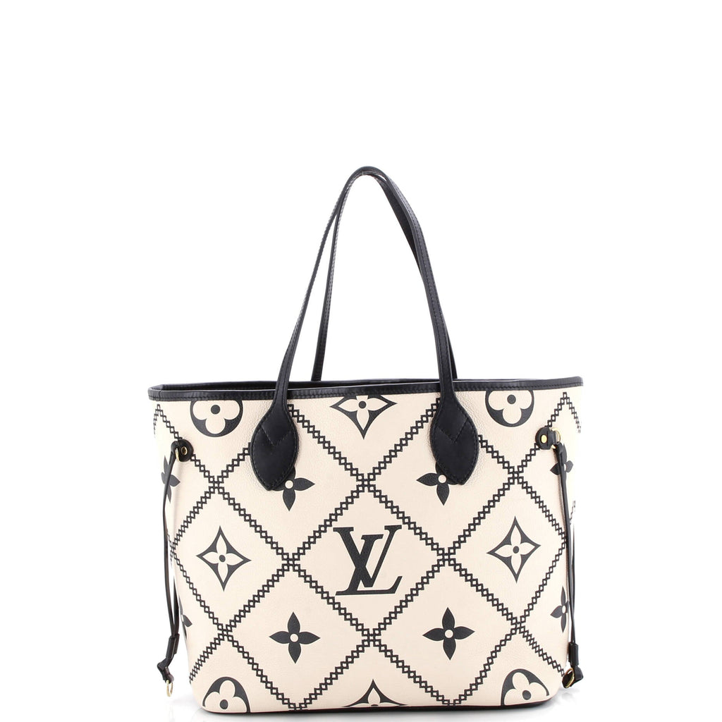 Neverfull NM Tote Monogram Empreinte Giant Broderies MM