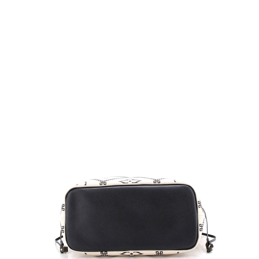 Neverfull NM Tote Monogram Empreinte Giant Broderies MM
