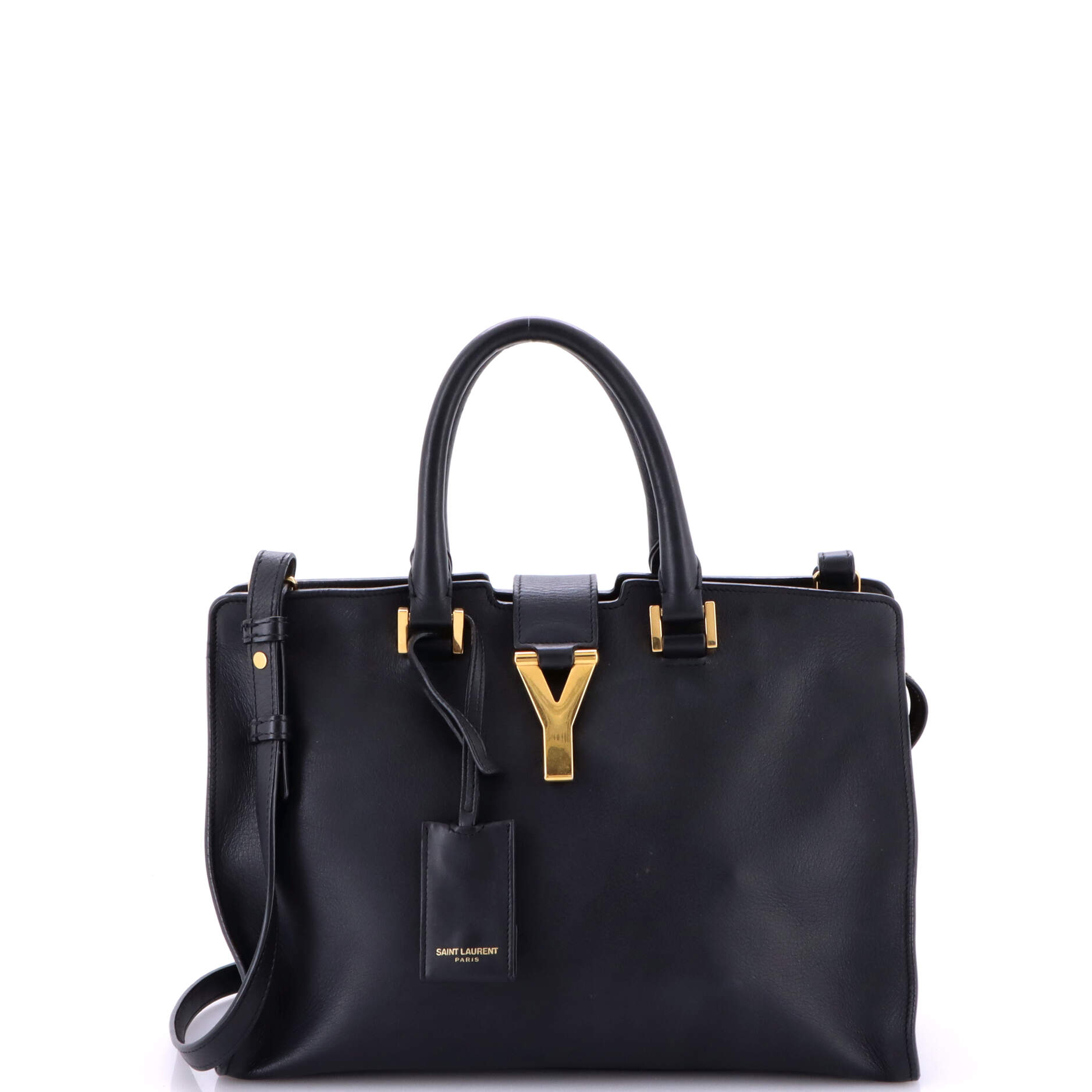 Classic Y Cabas Leather Small
