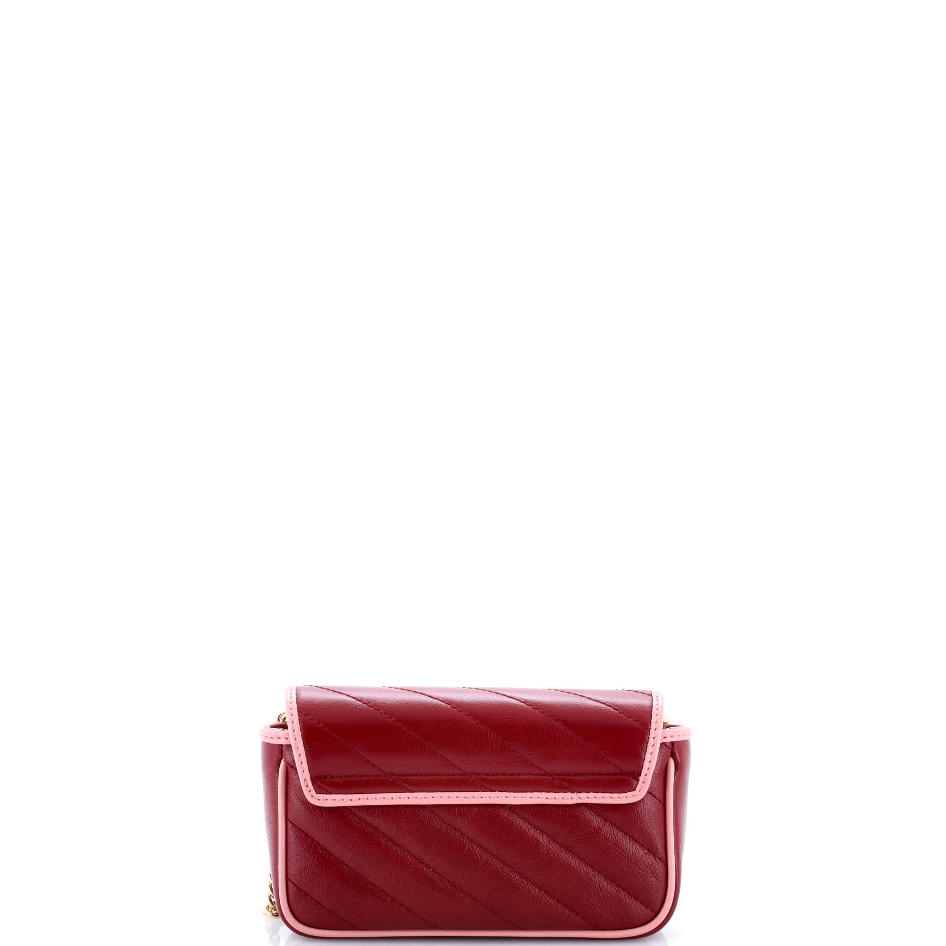 GG Marmont Flap Bag Diagonal Quilted Leather Super Mini