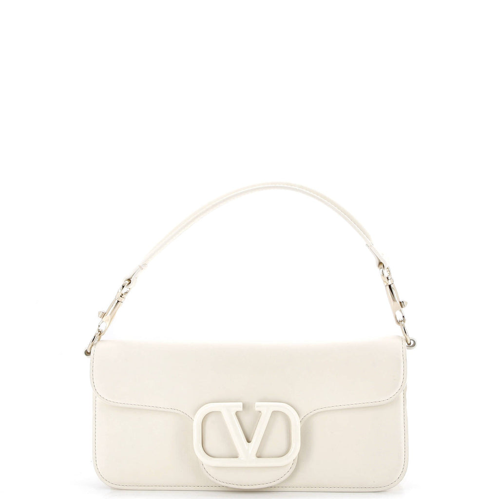 VLogo Loco Flap Shoulder Bag Leather Medium