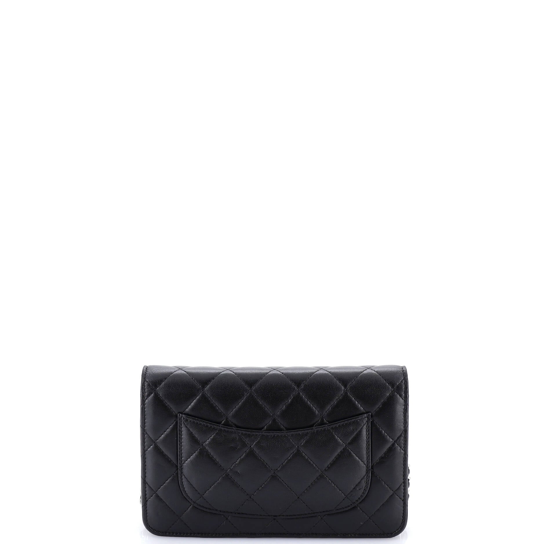 Wallet on Chain Quilted Lambskin