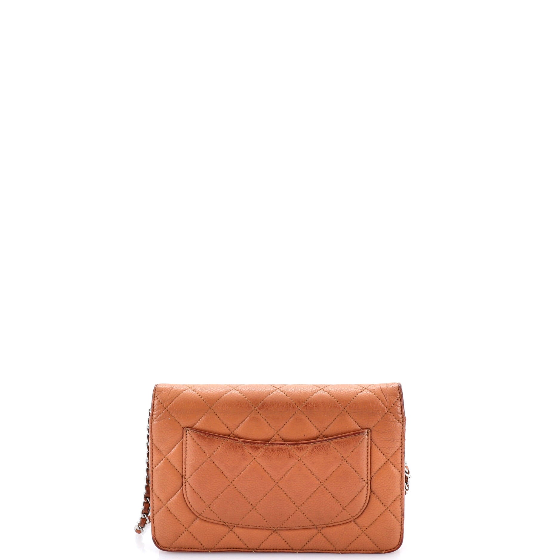 Wallet on Chain Quilted Caviar