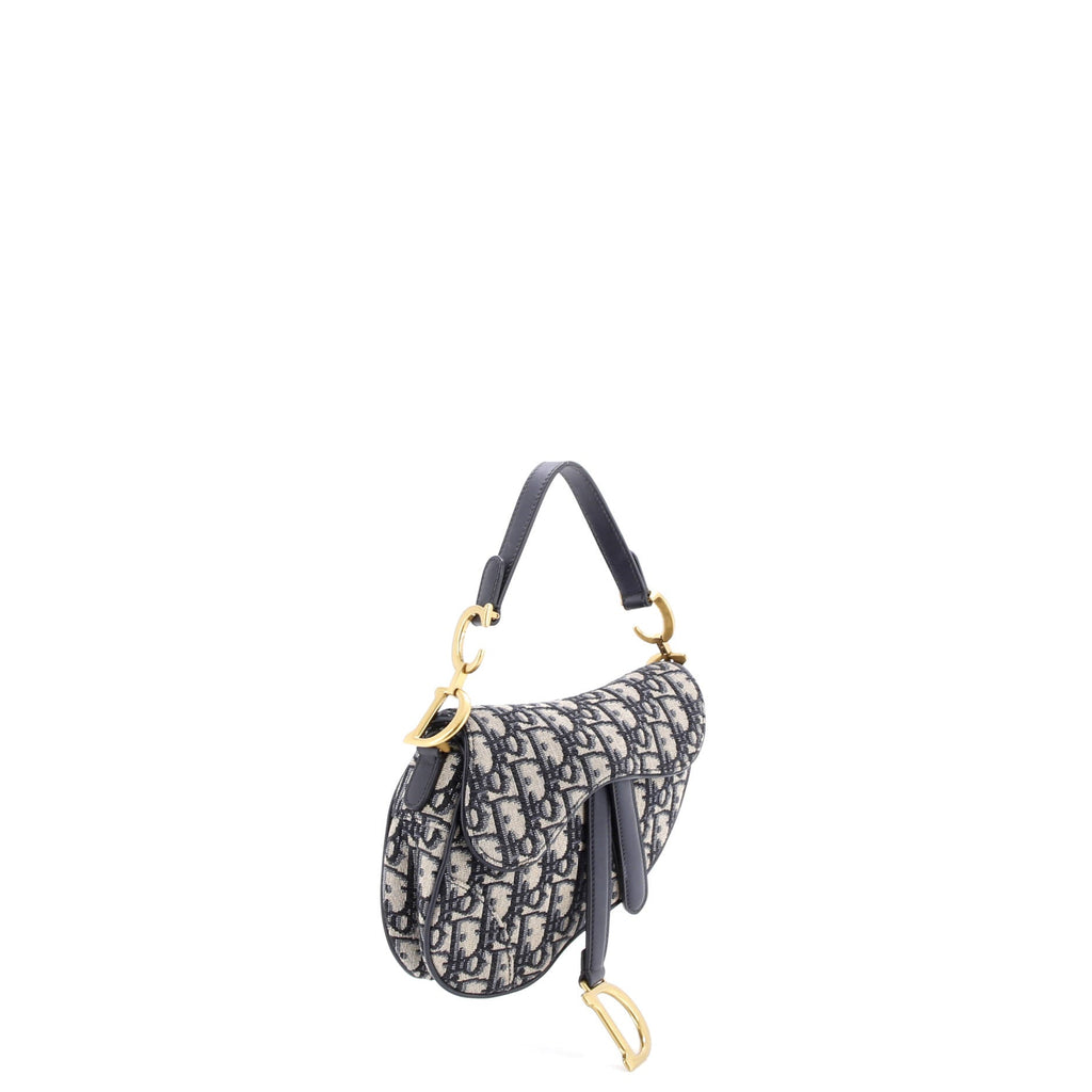 Saddle Handbag Oblique Canvas Mini