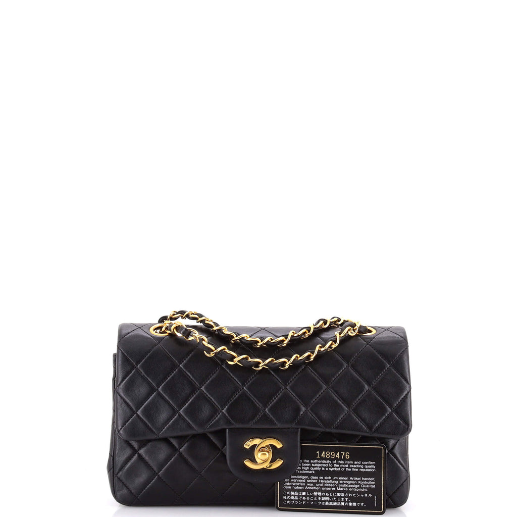 Classic Double Flap Bag Quilted Lambskin Small